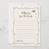 Espresso Martini Ratschlag für die Bride Card Einladung (Vorderseite)