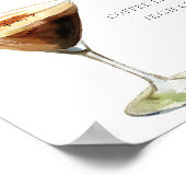 Espresso Martini Signature Drink Poster (Ecke)