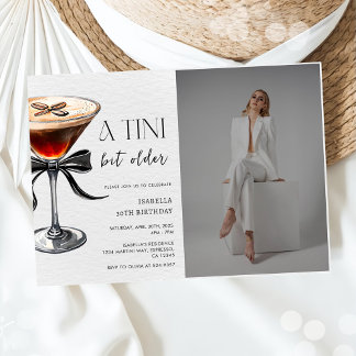 Espresso Martini Tini Bit Älteres Foto Einladung