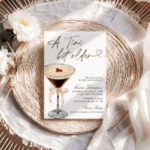 Espresso Martini Tini Bit Older Geburtstagsfeier