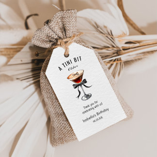 Espresso Martini Tini ein bisschen älter Geburtsta Geschenkanhänger