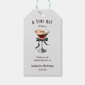 Espresso Martini Tini ein bisschen älter Geburtsta Geschenkanhänger (Vorderseite)