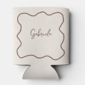 Espresso Martini Tini Time Hand Drawn Bachelorette Dosenkühler (Rückseite)