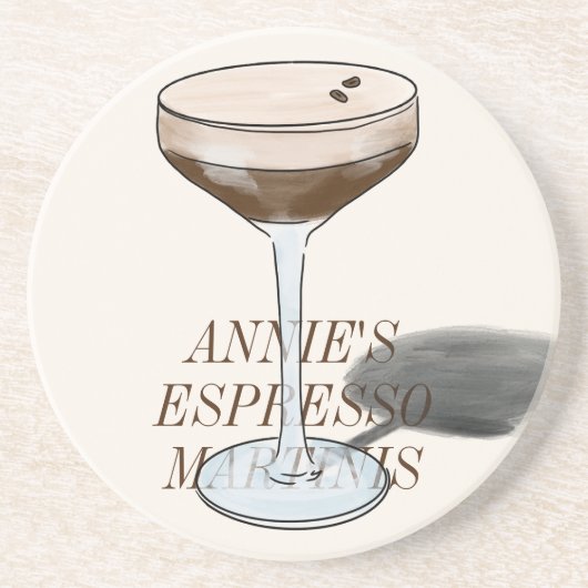 Espresso Martini Untersetzer (Vorne)