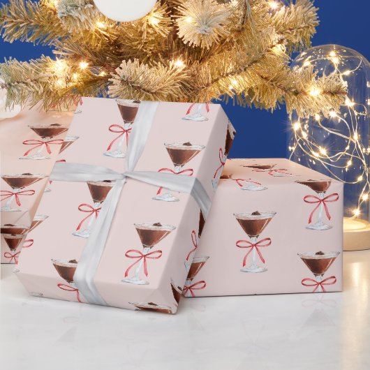 Espresso Martini Wrapping Paper Geschenkpapier (Feiertage)