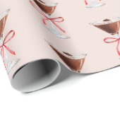 Espresso Martini Wrapping Paper Geschenkpapier (Rolleneckpunkt)