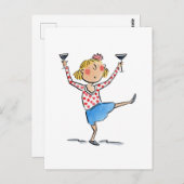 Espresso Martinis Postkarte (Vorne/Hinten)