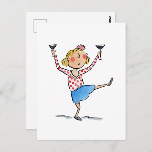 Espresso Martinis Postkarte (Vorne/Hinten)