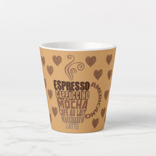 Espresso-Mokka-Kaffee Milchtasse (Vorderseite)