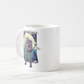 Espresso Moon Werewolf Camping Illustration Kaffeetasse (Vorderseite Links)