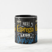 Espresso-Morgenstoß Tasse (Zentrum)