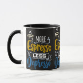 Espresso-Morgenstoß Tasse (Links)