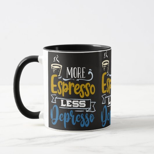 Espresso-Morgenstoß Tasse (Links)