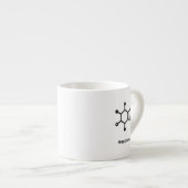 Espresso Mug - Caffeine = Happiness Espressotasse (Vorderseite Rechts)