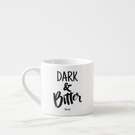 Espresso Mug - Dark & Bitter Espressotasse (Links)