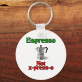 Espresso Not X-Press-O Schlüsselanhänger (Vorderseite)