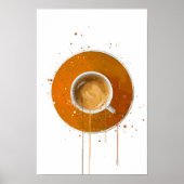 Espresso Orange Poster (Vorne)