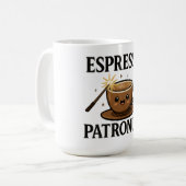 Espresso Patronum Coffee Tasse (Vorderseite Links)