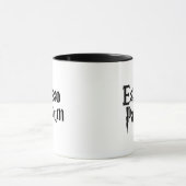 Espresso Patronum Funny Pun Trendy Zitat Tasse (Zentrum)
