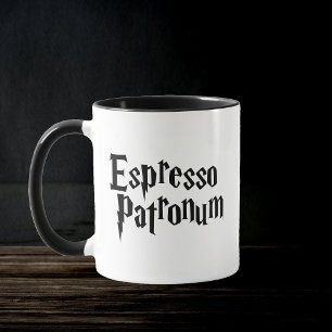 Espresso Patronum Funny Pun Trendy Zitat Tasse