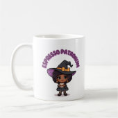 Espresso Patronum Witch Mug – Cute Witch with Bow  Kaffeetasse (Links)