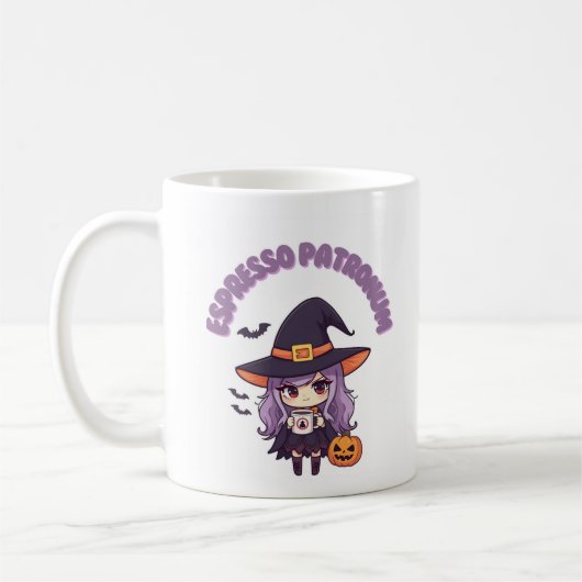 Espresso Patronum Witch Mug – Kawaii Purple 11oz Kaffeetasse (Links)
