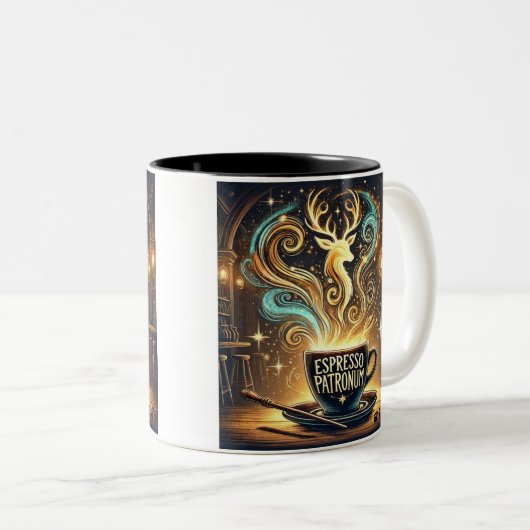 Espresso Patronum Zweifarbige Tasse (VorderseiteRechts)