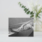 Espresso-Pause Postkarte (Stehend Vorderseite)
