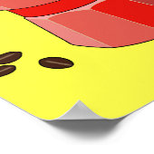 Espresso-Poster Poster (Ecke)