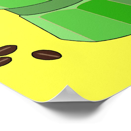 Espresso-Poster Poster (Ecke)