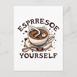 Espresso Postkarte