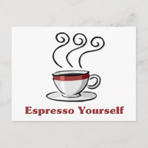 Espresso Postkarte