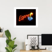 Espresso-Print Poster (Heimbüro)