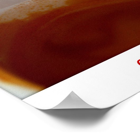 Espresso Red Poster (Ecke)