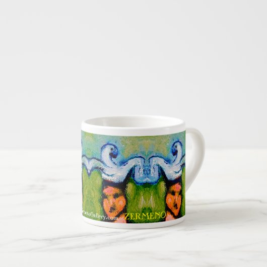 Espresso-Schale "Les Hommes Du Cirque" Espressotasse (Vorderseite Rechts)