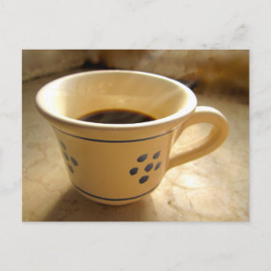 Espresso-Schalen-Postkarte Postkarte