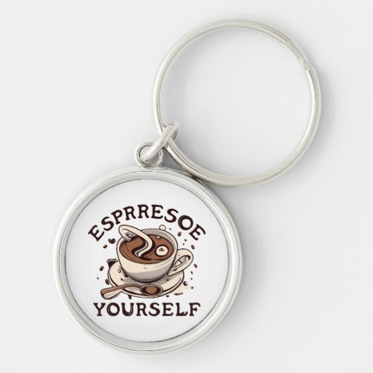 Espresso Schlüsselanhänger (Vorne)