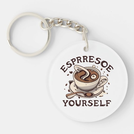 Espresso Schlüsselanhänger (Vorderseite)