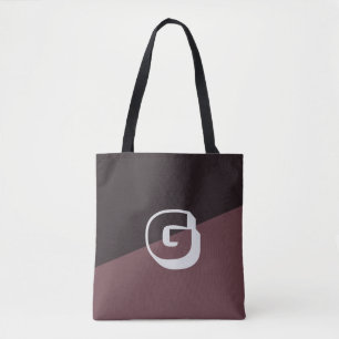 Espresso Schwarz Dusty Mauve Minimal Diagonal Tasche