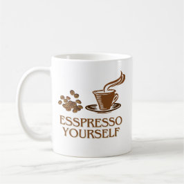 Espresso selbst entwerfen Kaffeevolles Tasse