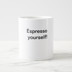 Espresso selbst! Jumbo-Tasse