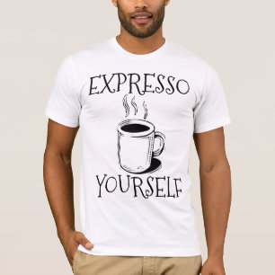 ESPRESSO SELBST Kaffeemaschinen T - Shirt
