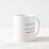 Espresso selbst. kaffeetasse (VorderseiteRechts)