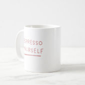 Espresso selbst. kaffeetasse (Vorderseite Links)