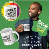 Espresso selbst' Modernes Coffee Lover Geschenk ☕ Espressotasse