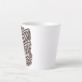 Espresso selbst' Modernes Coffee Lover Geschenk Milchtasse (Vorderseite)