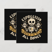 Espresso selbst, selbst wenn Sie Knochen sind (Vorne/Hinten)