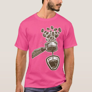 Espresso-Shot bodenloser Portafilter-Freund T-Shirt