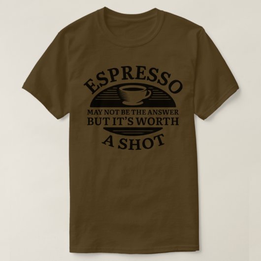 Espresso Shot T-Shirt (Design vorne)