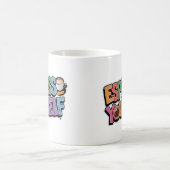 Espresso Sie selbst Coffee Lover Fun Design Kaffeetasse (Mittel)